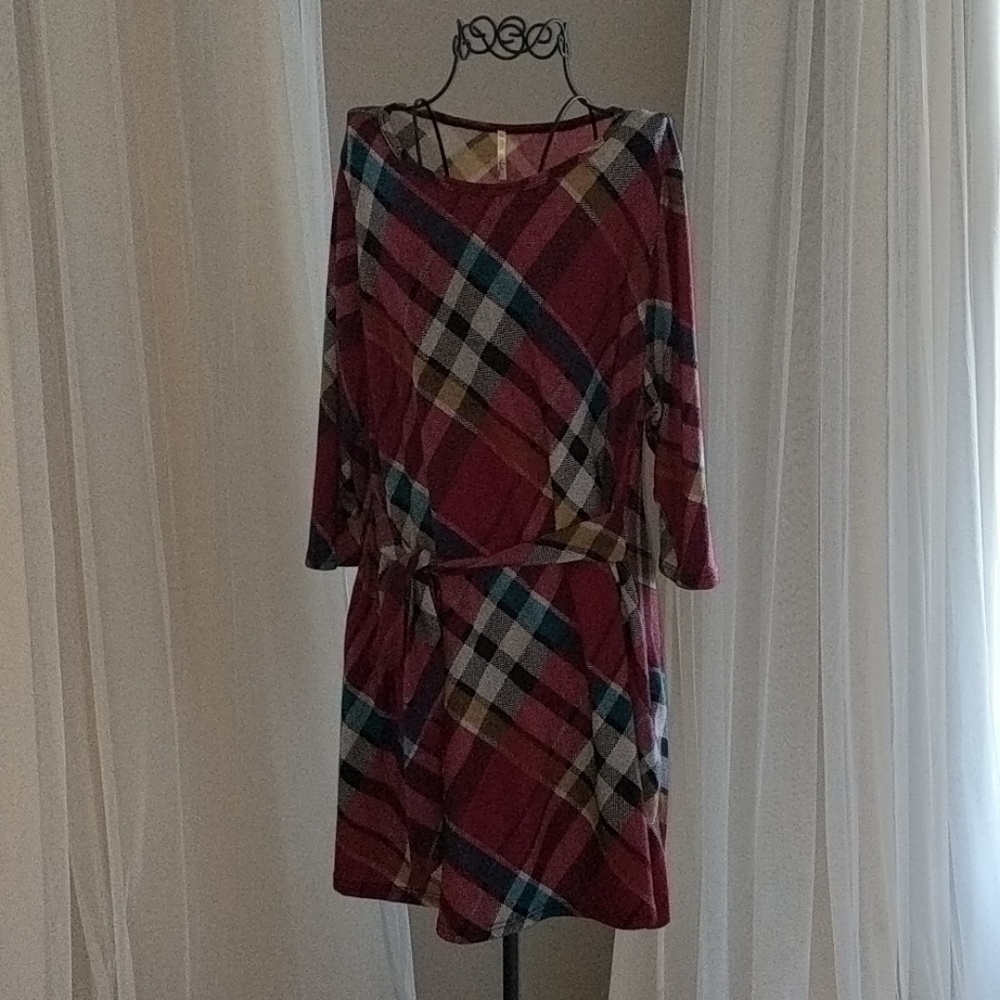 Plaid tunic/dress